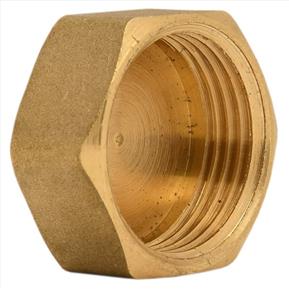 Blanking Cap Brass 1/2"