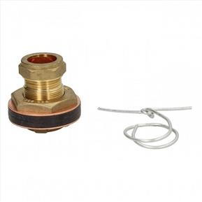 Cylinder Flange 22mm Brass Compression