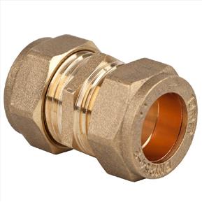 2 Brass Pipe Coupling - Warren Pipe and Supply