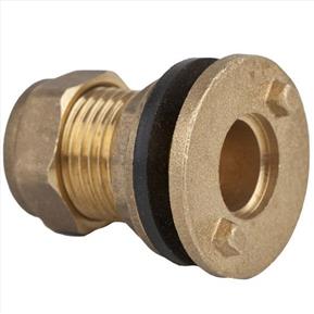 15mm Brass Compression Tank Connector