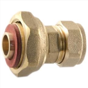 15mm x 1/2" BSP Brass Comp Straight Tap Connector