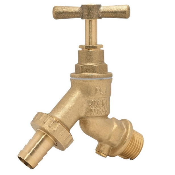 Bibcock with 1/2" Brass Hose Union