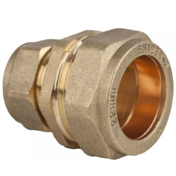 10mm x 15mm Brass Compression Reducing Coupler