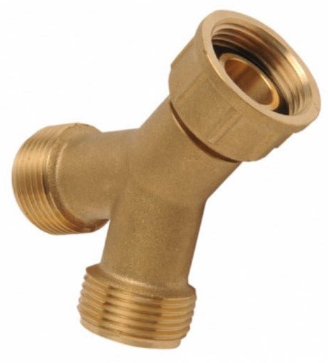 3/4" BSP Brass Y piece