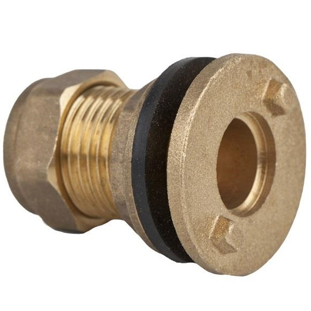 15mm Brass Compression Tank Connector