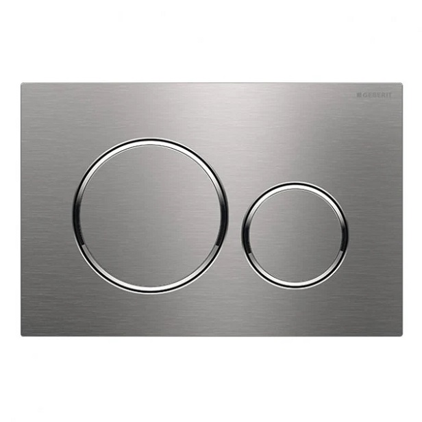 Geberit Sigma20 Dual Flush Plate Brushed Stainless Steel