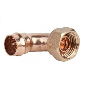 15 x 1/2" BSP Solder Ring Bent Tap Connector