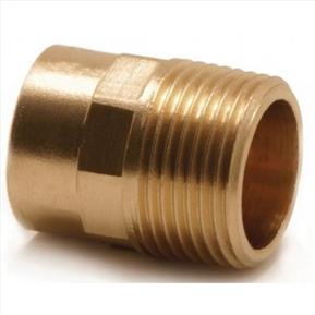 1/2" Male Iron x 15mm End Feed Coupler