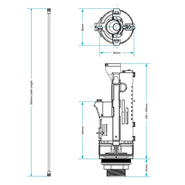 sky030 dual flush valve schematic