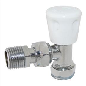 15mm Angled Radiator Valve