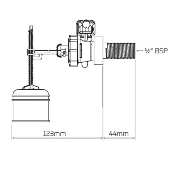 TD Hydroflo SE dimensions