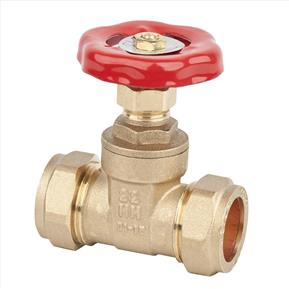 15mm Brass Compression Gate Valve