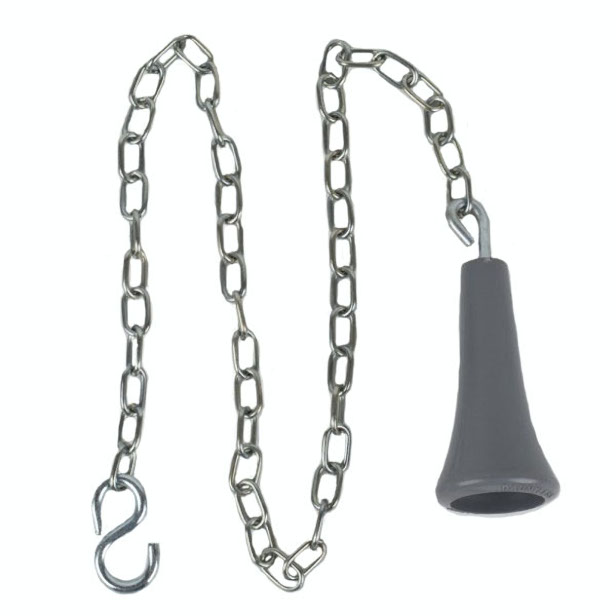 Chrome Plated Chain & Plastic Pull