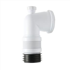 Euroflo Flexi 90 Deg WC Connector + Boss 400-730mm