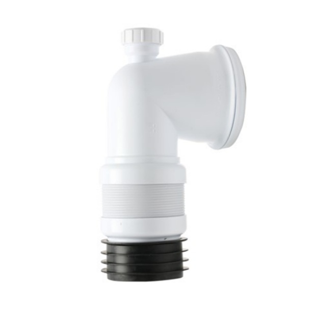Euroflo Flexi 90 Deg WC Connector + Boss 400-730mm