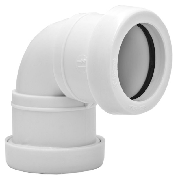 32mm - 1.25 inch White Pushfit Waste Elbow