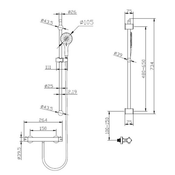 Tolsta Shower Mixer Schematic