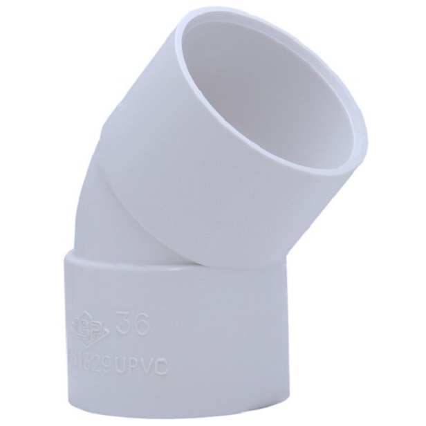 21.5mm - 3/4 inch White Obtuse Bend