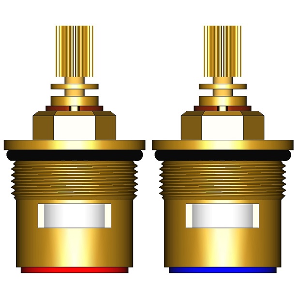 3/4" BSP Ceramic Disc Tap Gland - 20 Teeth DISC010 A2