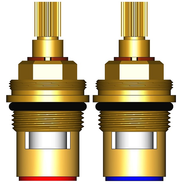 1/2" BSP Ceramic Disc Tap Gland - 20 Teeth DISC018 A6