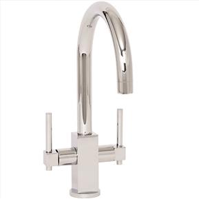 Crail Twin Lever Cruciform Kitchen Sink Mixer 13931