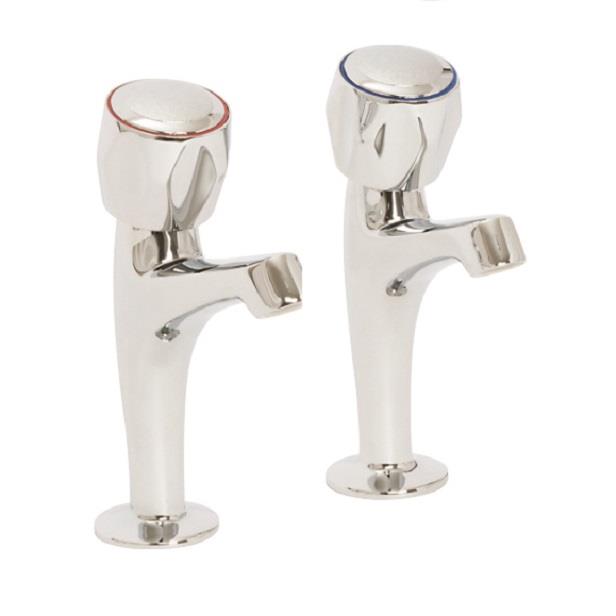 Skara High Neck Kitchen Sink Pillar Taps Plumb Spares Direct