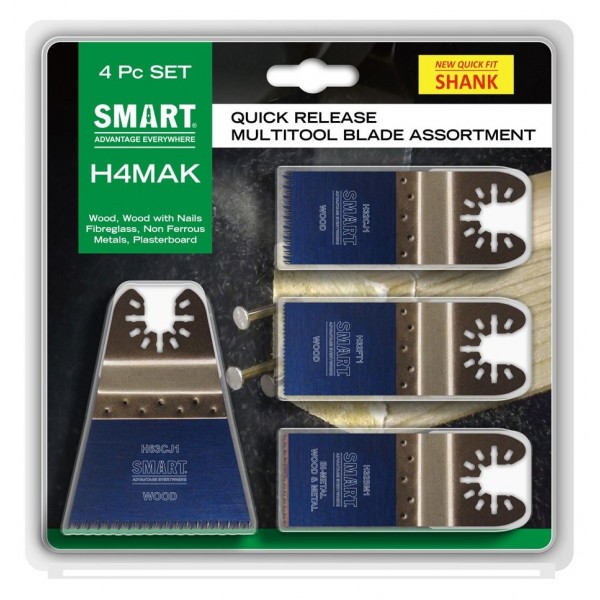 Smart H4MAK Multitool Blade Set 4 Piece