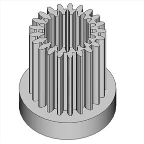 Tap Gland Spline Adaptor 21 Teeth Disc040