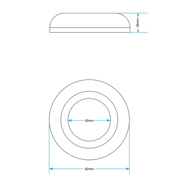 dome cistern washer pp0026 dimensions