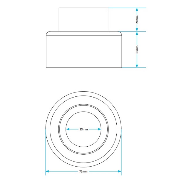 External Flush Cone