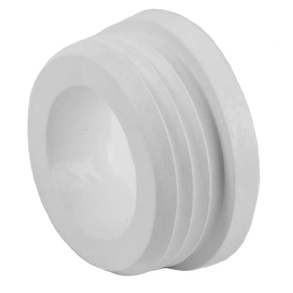 PVC White WC Flush Cone