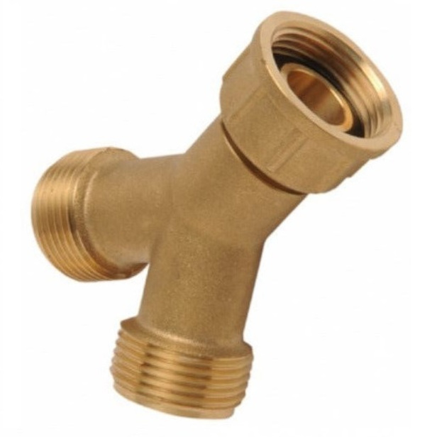 3/4" BSP Brass Y piece