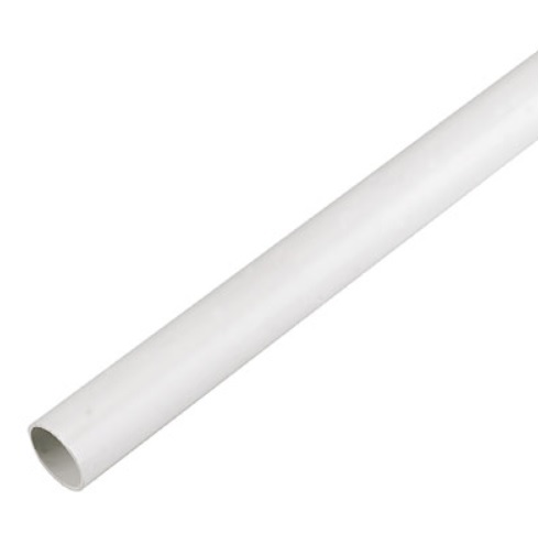 21.5mm x 3mtrs White Solvent Weld Waste Pipe