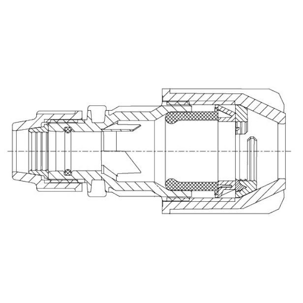 Plasson 7017 Universal Coupling Schematic