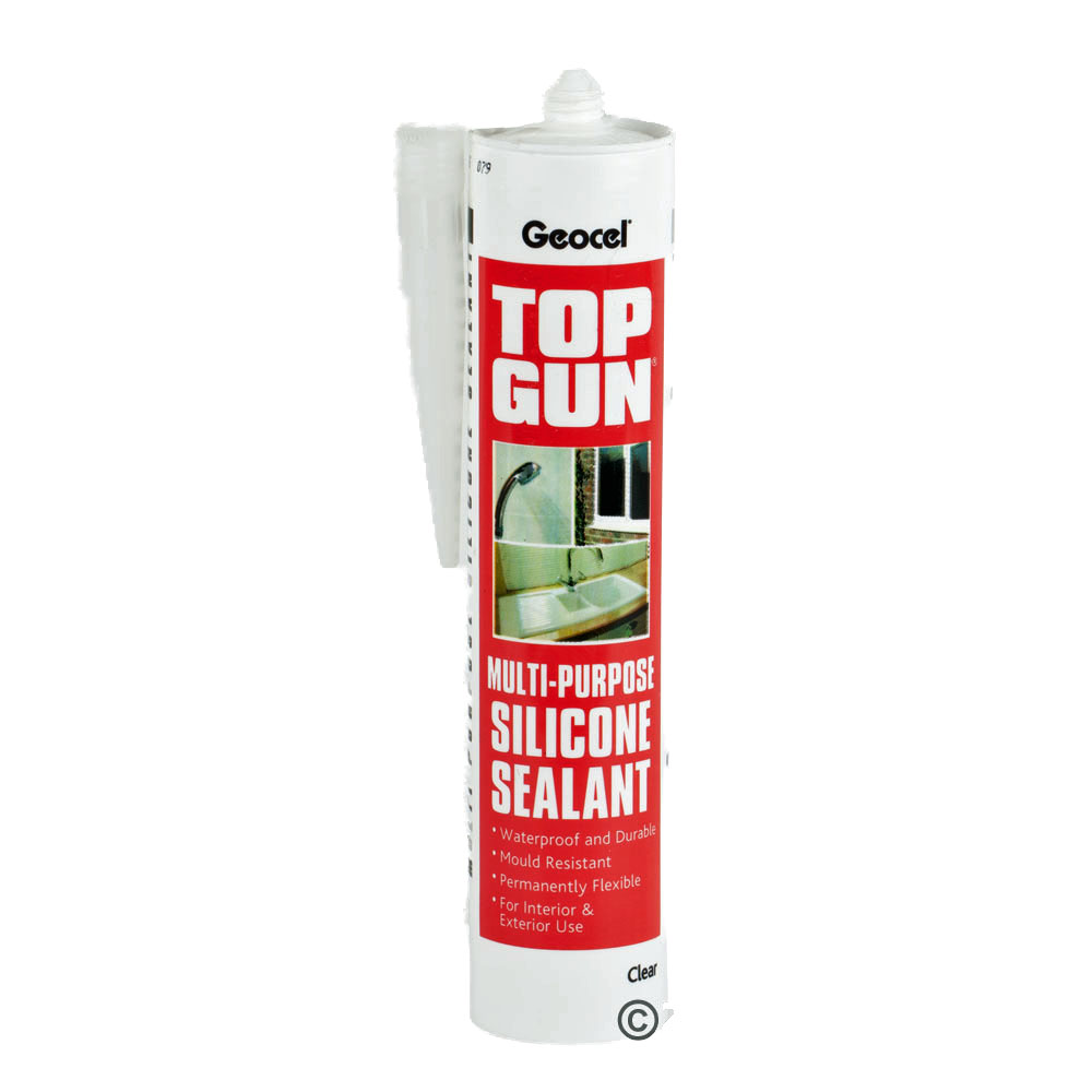 White Silicone Sealant 310ml Top Gun Multi-Purpose