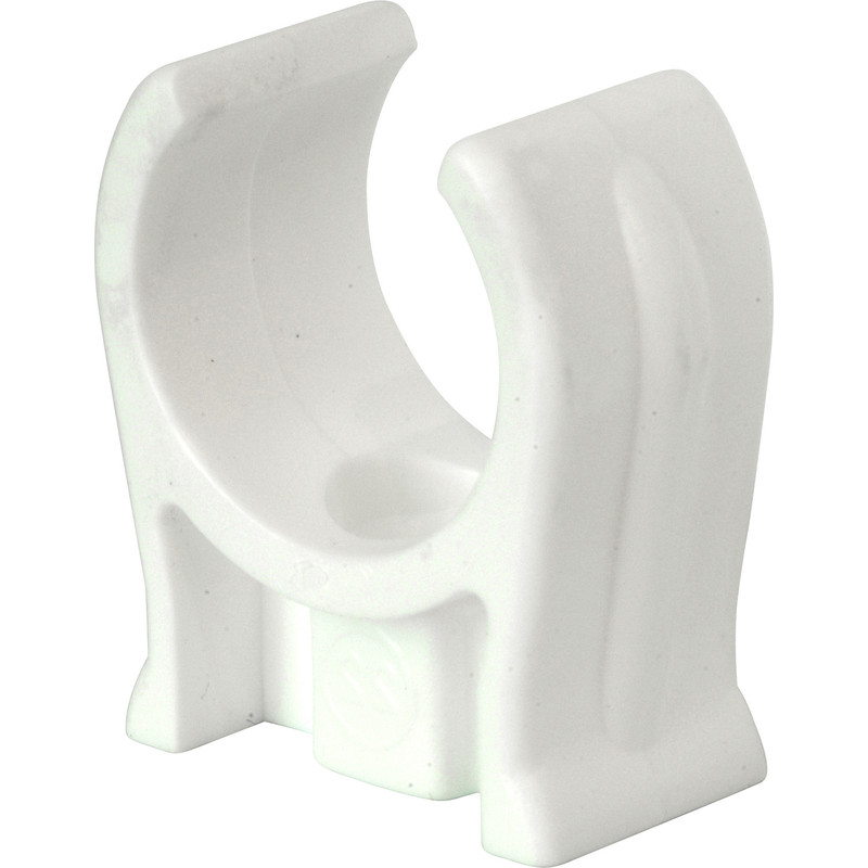 15mm Single Snap in Pipe Clip (Pack of 10)