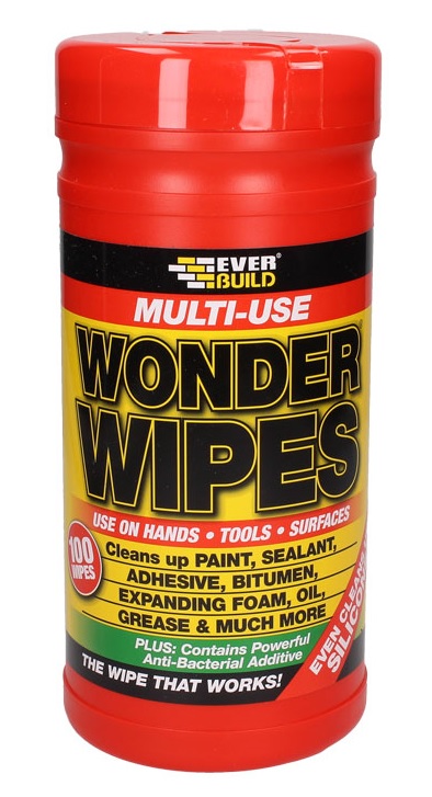 Everbuild Multi-Use Wonder Wipes 100 Wipes