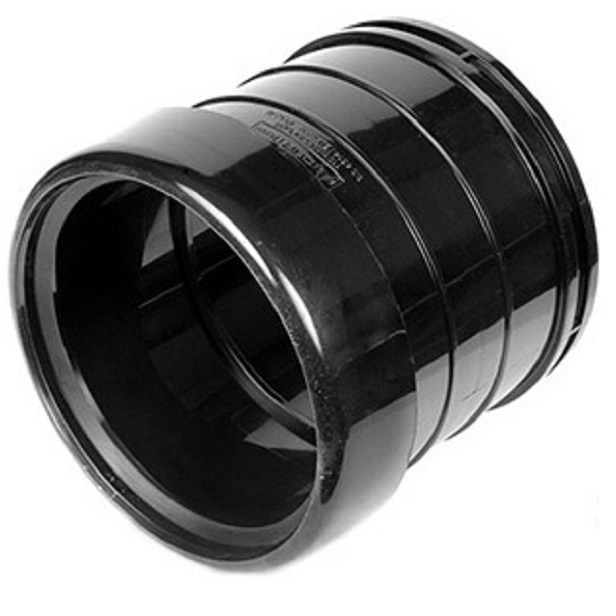 110mm Single Socket Coupling - Black