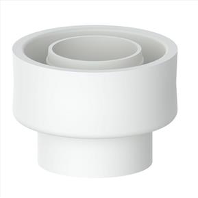 External WC flush Cone White