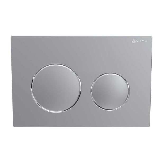 Skylo Brushed chrome flush plate