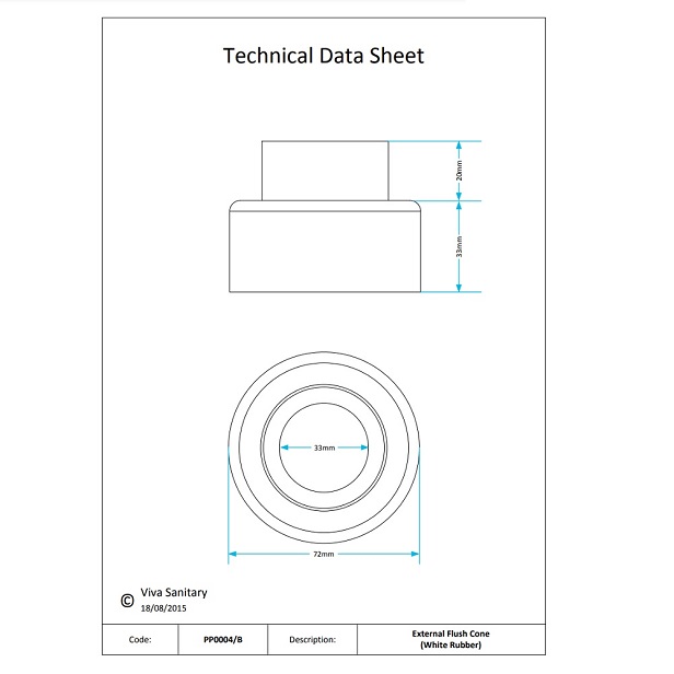 External Flush Cone