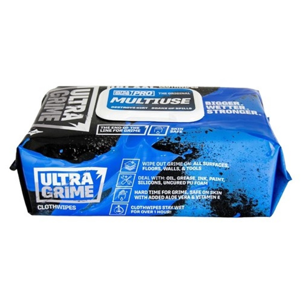 UltraGrime Pro Multi-Use Super Performance Wipes 100 Pk