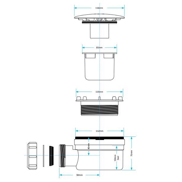 a339 shower trap installation