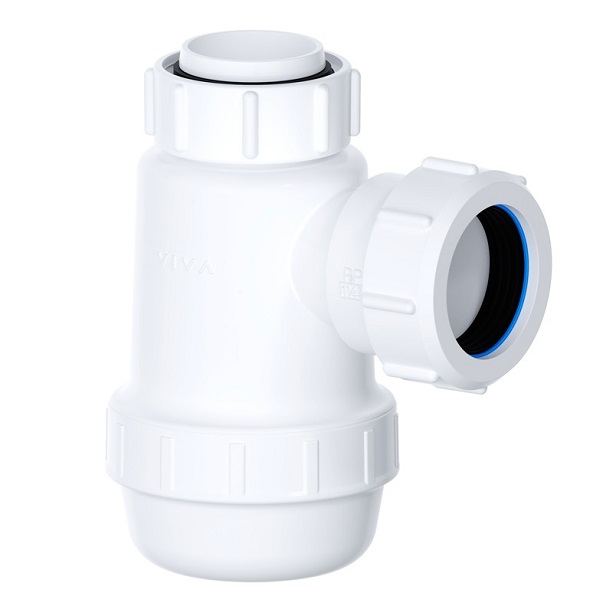 32mm/1.25 inch Shallow Bottle Trap - 38mm Water Seal