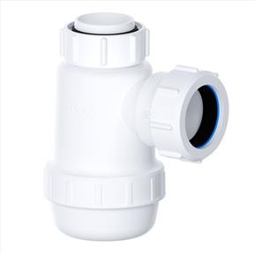 32mm/1.25 inch Shallow Bottle Trap - 38mm Water Seal