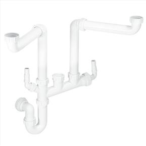 McAlpine Spacesaver Double Bowl Sink Kit SSK2