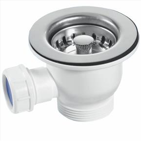 McAlpine Mini Basket Strainer Waste 1.5"/40mm MBSWSS85