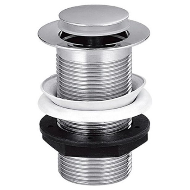 Round Clicker Unslotted Basin Waste