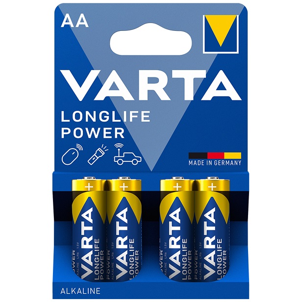 Varta Longlife AA Batteries - 4 Pack
