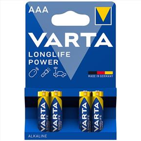 Varta Longlife AAA Batteries - 4 Pack
